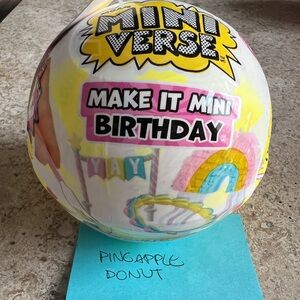 Mini verse birthday